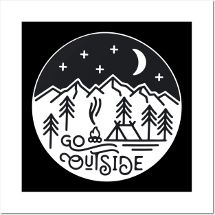 Go Outside Posters and Art